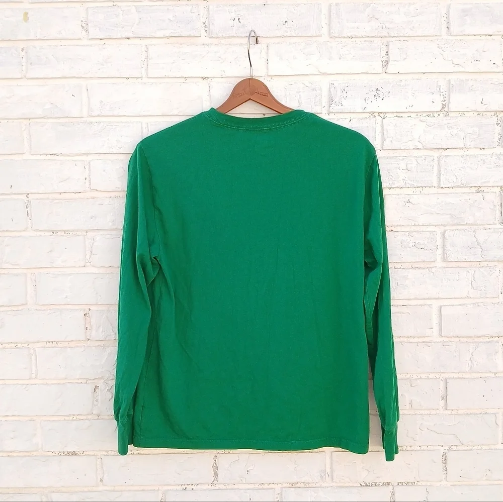 Polo Ralph Lauren Green Big Pony Long Sleeve Tshirt